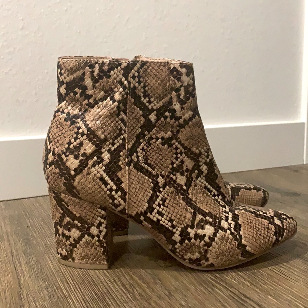 ASOS Snake Booties